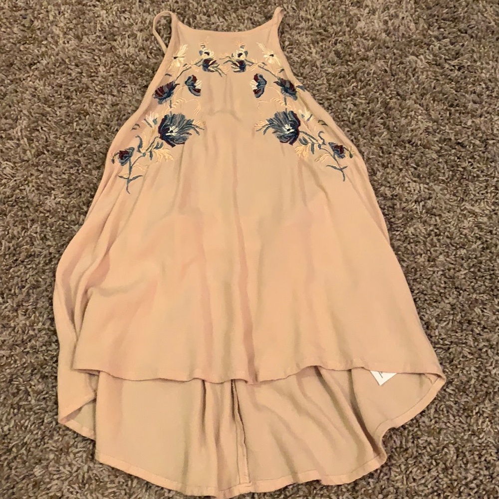 American eagle High neck floral top